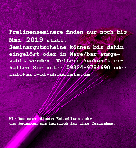 Pralinenseminar - ARTofCHOCOLATE