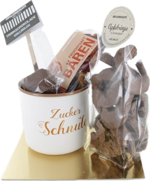 Zuckerschnute Tasse gefüllt
