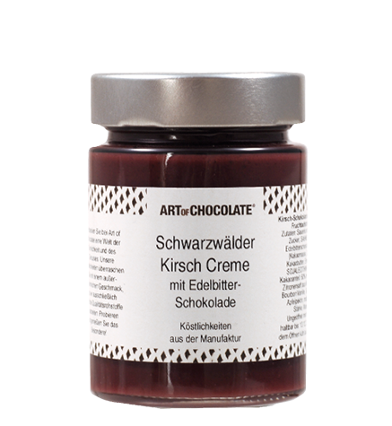 Fruchtaufstrich Kirsch Creme mit Edelbitter Schokolade